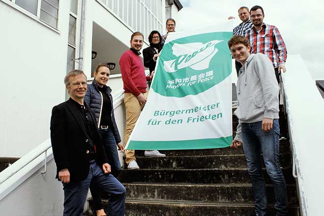 Auch die Stadt Bad Honnef will die „Mayors for Peace“-Flagge hissen