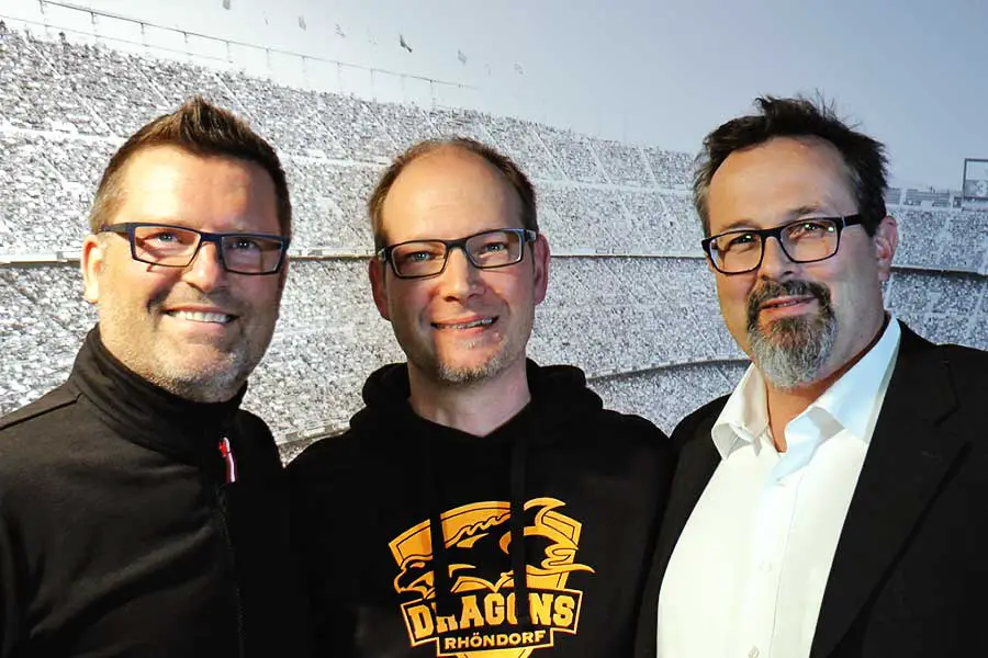 Axel Schmidt, Christian Brucker, Markus Linden (v.l.)