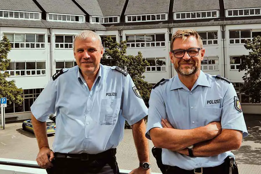 Dirk Schneider (r.) und Peter Klein