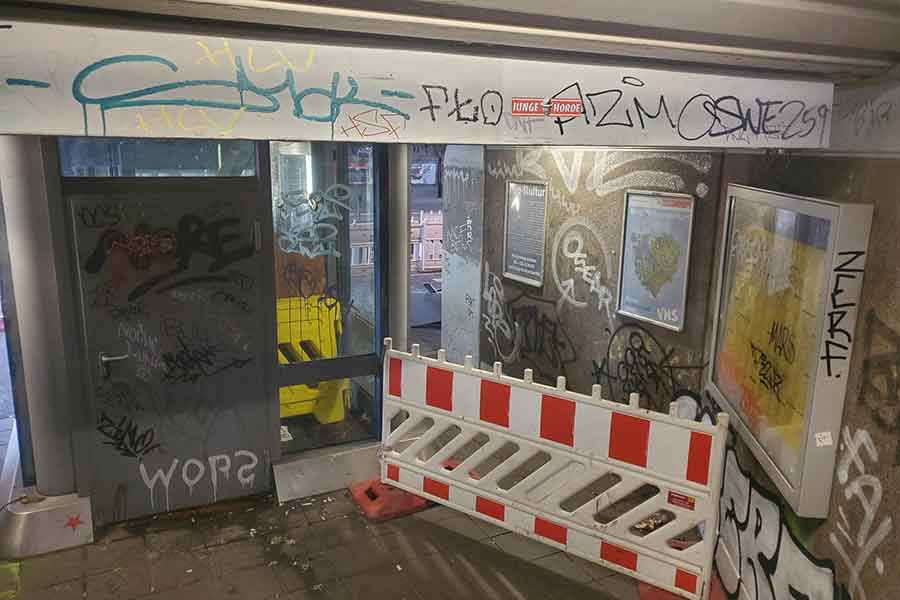 Koeln Nippes Graffitifreiheit Mangel