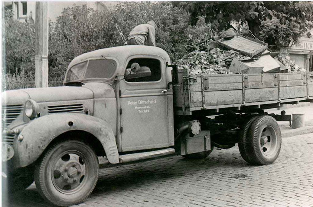 müllabfuhr sperrmüll 1949 hauptstraße