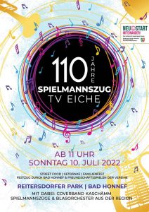 Plakat 110Jahre Spielmannszug TVE