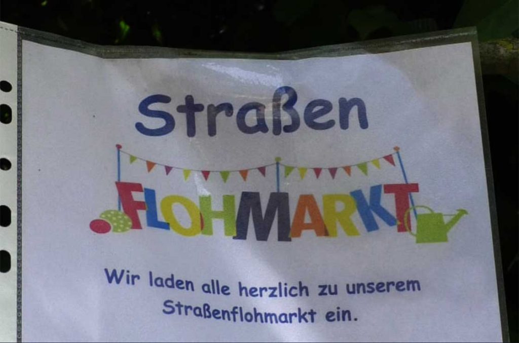 strassenflohmarkt