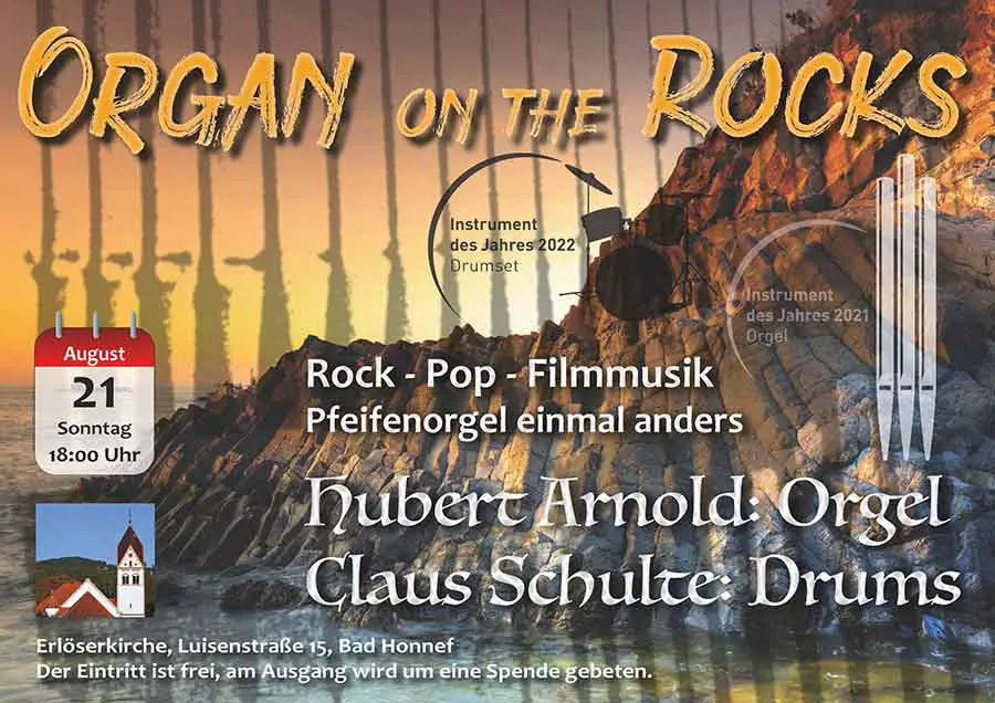 organ on the rocks