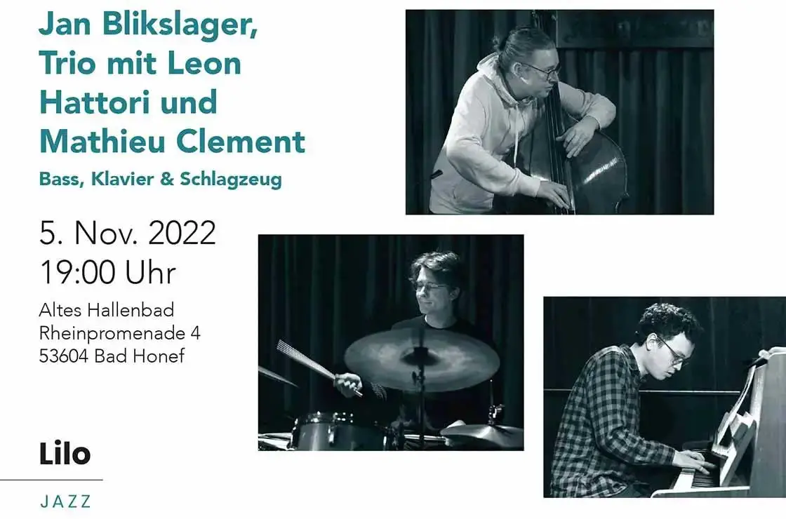 Lilo-Jazz mit Jan Blikslager-Trio