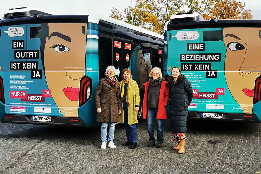 „Nur Ja heißt Ja“ – Kampagne mit Frauenzentren Troisdorf und Bad Honnef