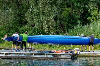 Schnupperrudertag boot drehen