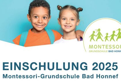 Montessorischule Plakat Schulanfang 2025