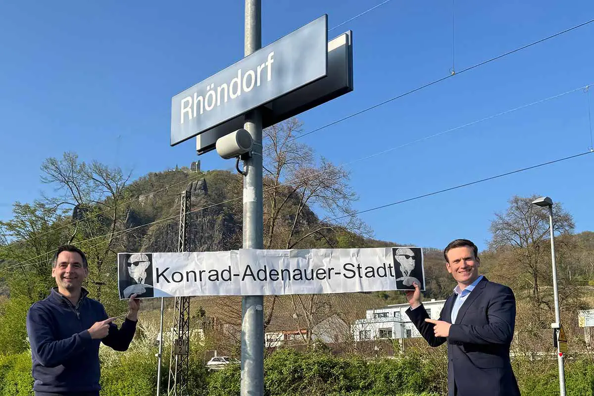 Bad Honnef wird zur „Konrad-Adenauer-Stadt“ – zumindest auf den Schienen 2 Konrad Adenauer Stadt