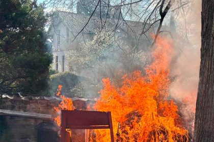 feuer im garten