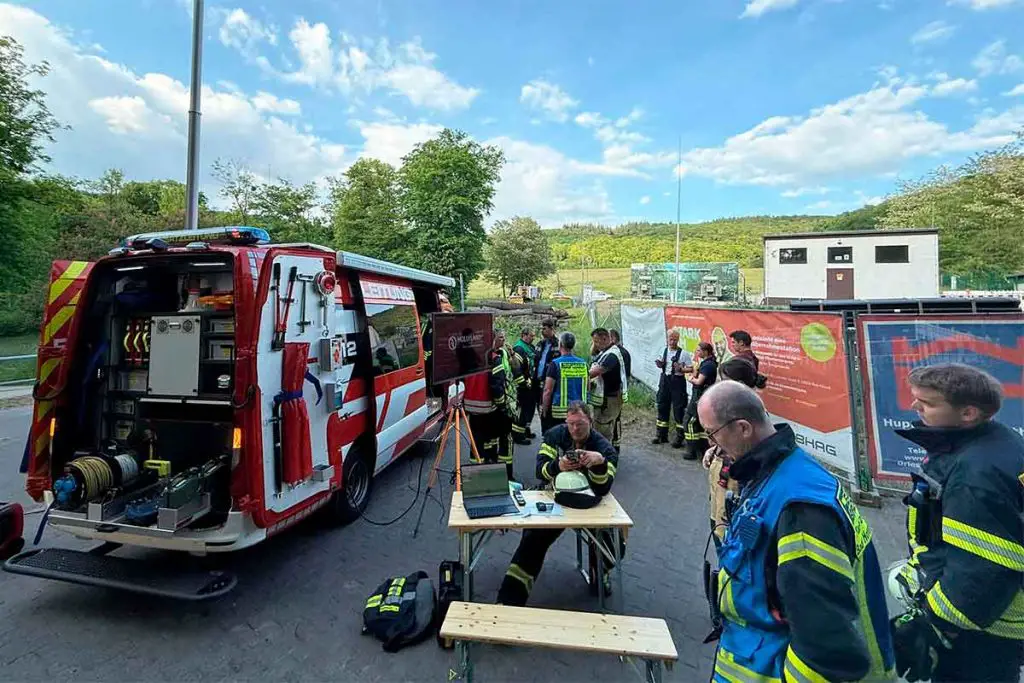 Vegetationsbrand im Grenzgebiet – Rund 70 Kräfte im Einsatz 2 brand