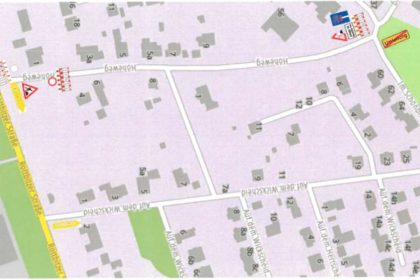Verkehrszeichenplan Hoeheweg