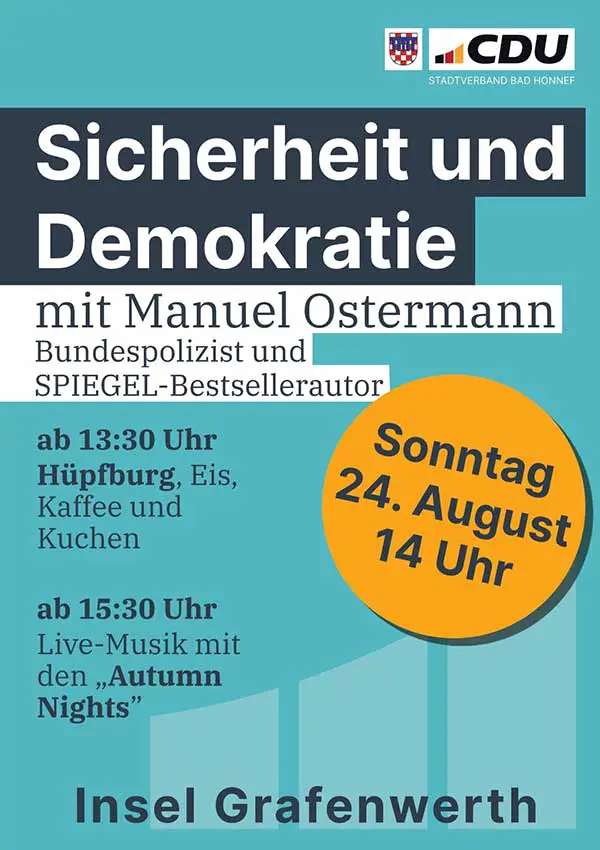 Plakat Inselfest mit Manuel Ostermann