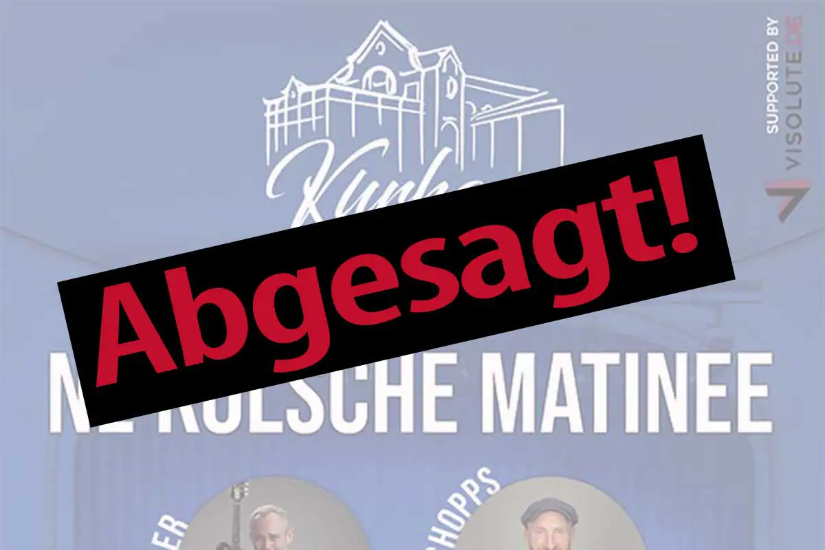 Kölsche matinee abgesagt