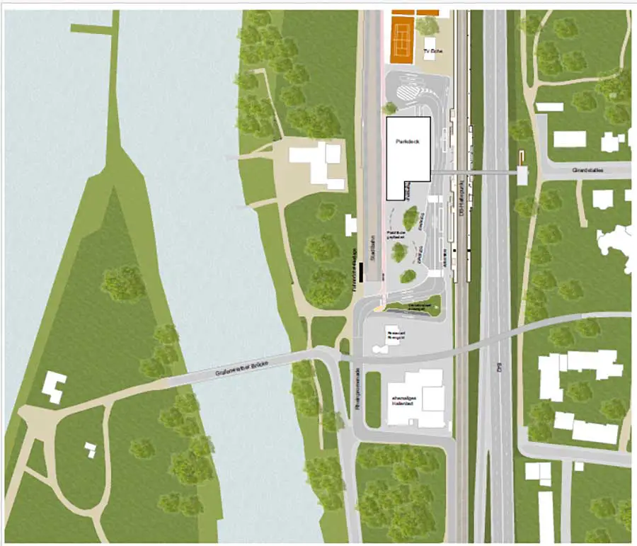 Planskizze Mobilitaetsknoten