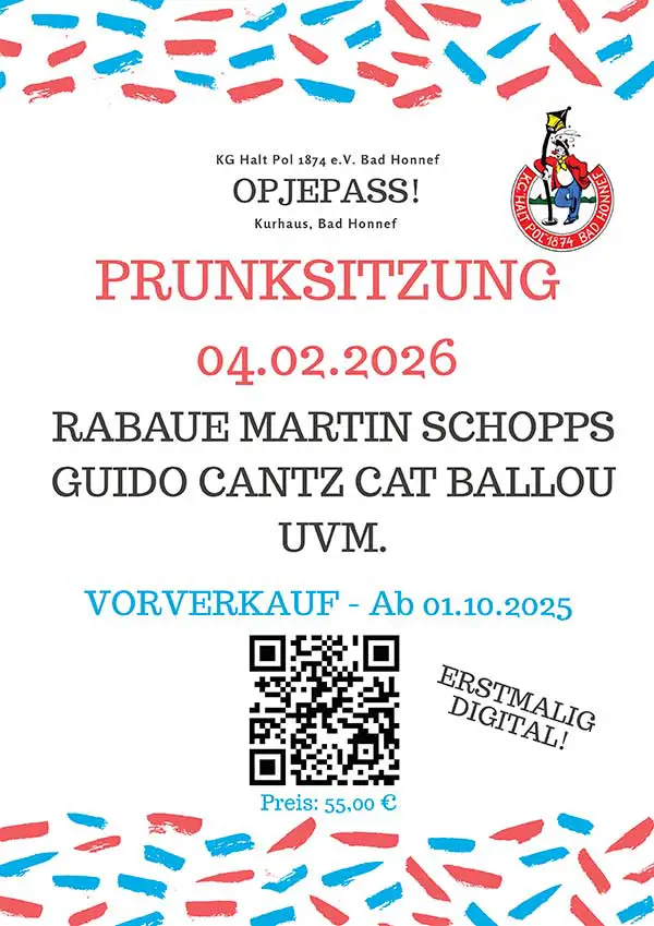 Prunksitzung plakat