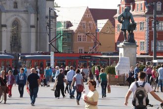 Marktplatz von Halle (Archiv)
