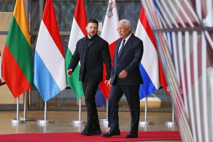 Wolodymyr Selenskyj und António Costa am 23.10.2025