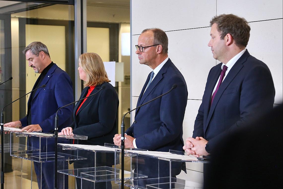 Pressekonferenz nach Koalitionsausschuss am 13.11.2025