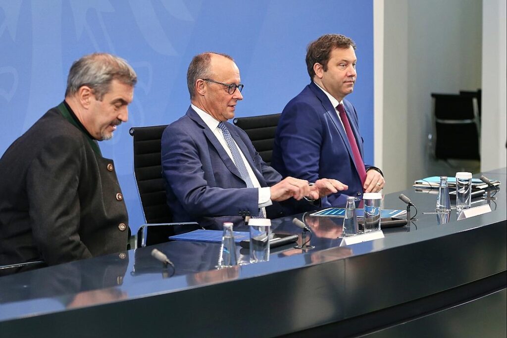 Pressekonferenz nach Koalitionsausschuss am 28.11.2025