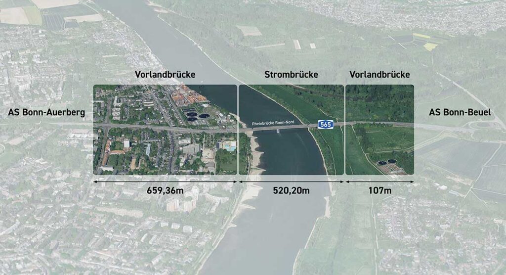 Nordbrücke in Bonn