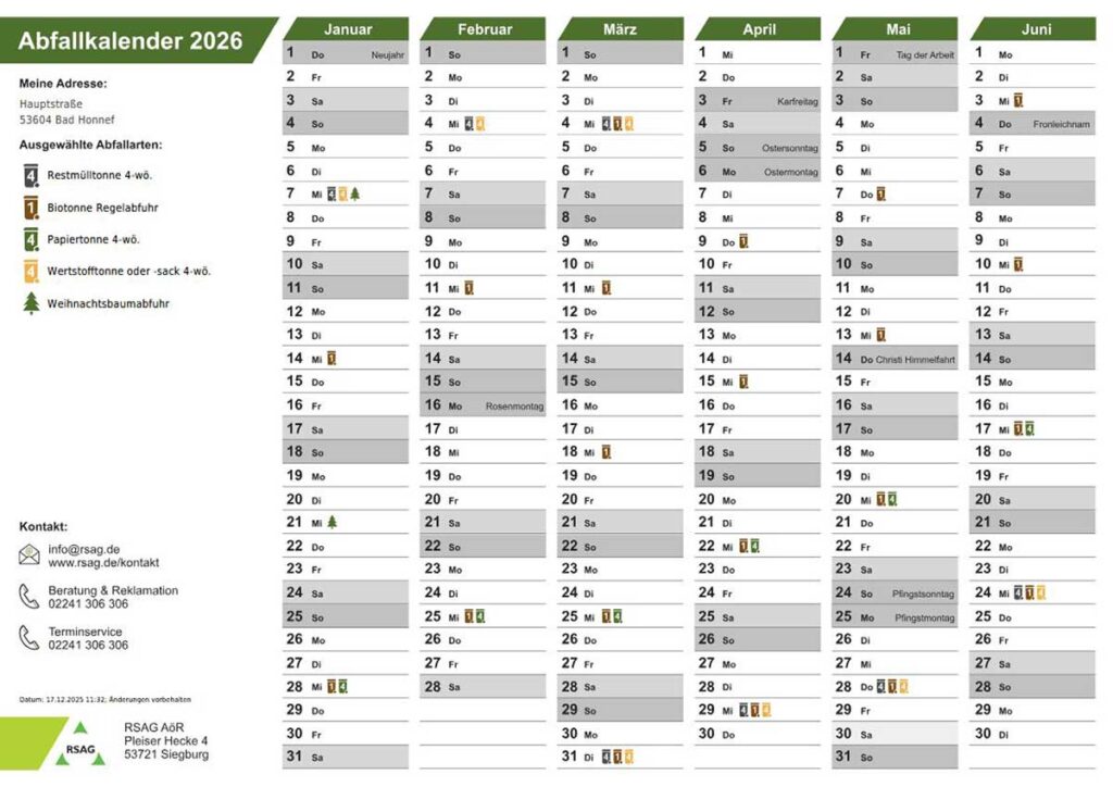 RSAG Bild Abfallkalender