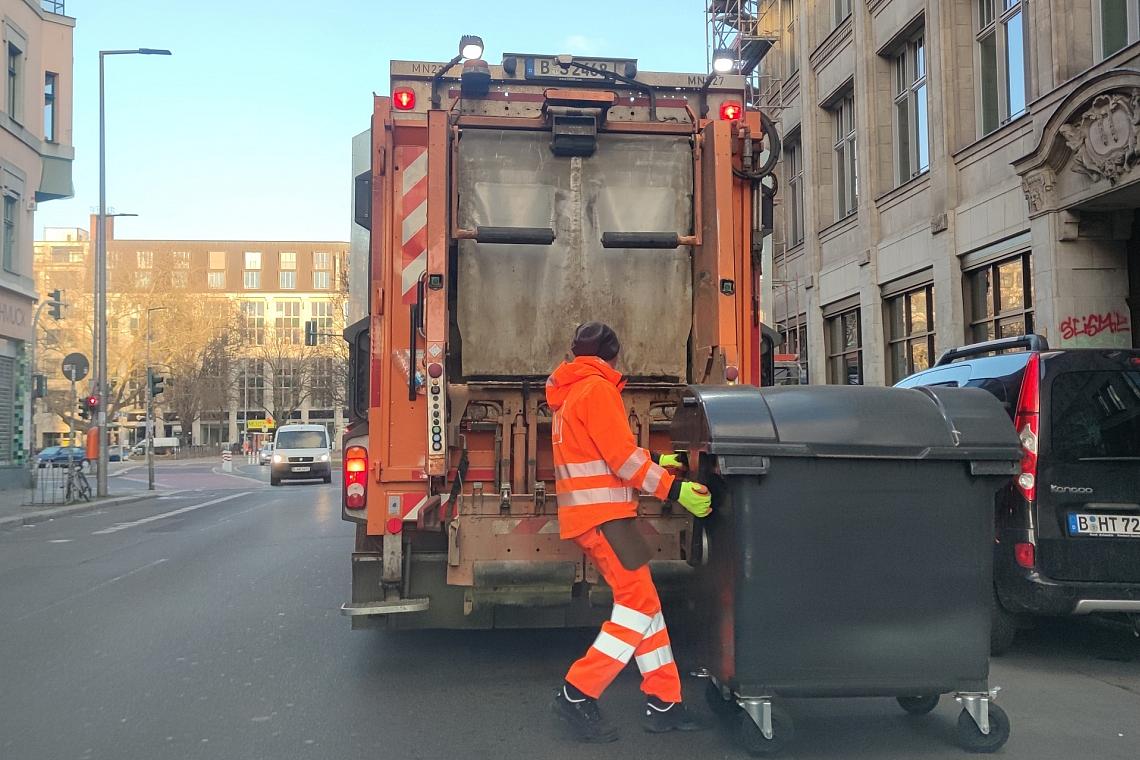 Berliner Stadtreinigung im Einsatz (Archiv)