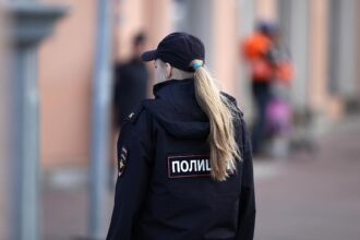 Polizistin in Russland (Archiv)