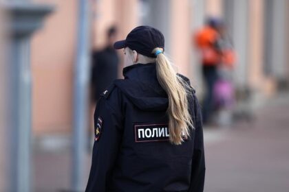 Polizistin in Russland (Archiv)