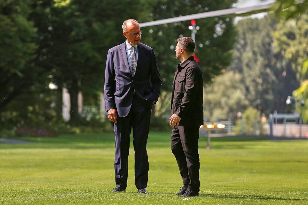 Friedrich Merz und Wolodymyr Selenskyj (Archiv)