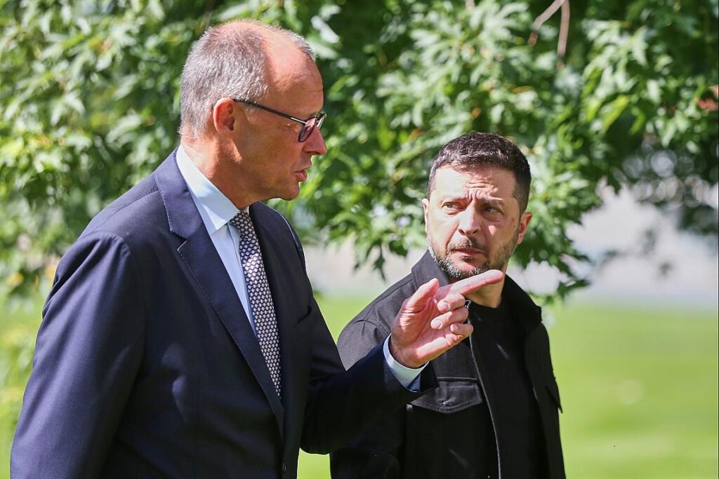 Friedrich Merz und Wolodymyr Selenskyj (Archiv)