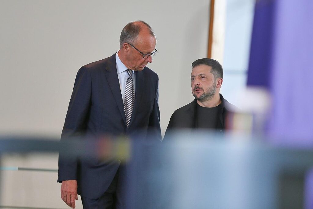 Friedrich Merz und Wolodymyr Selenskyj (Archiv)