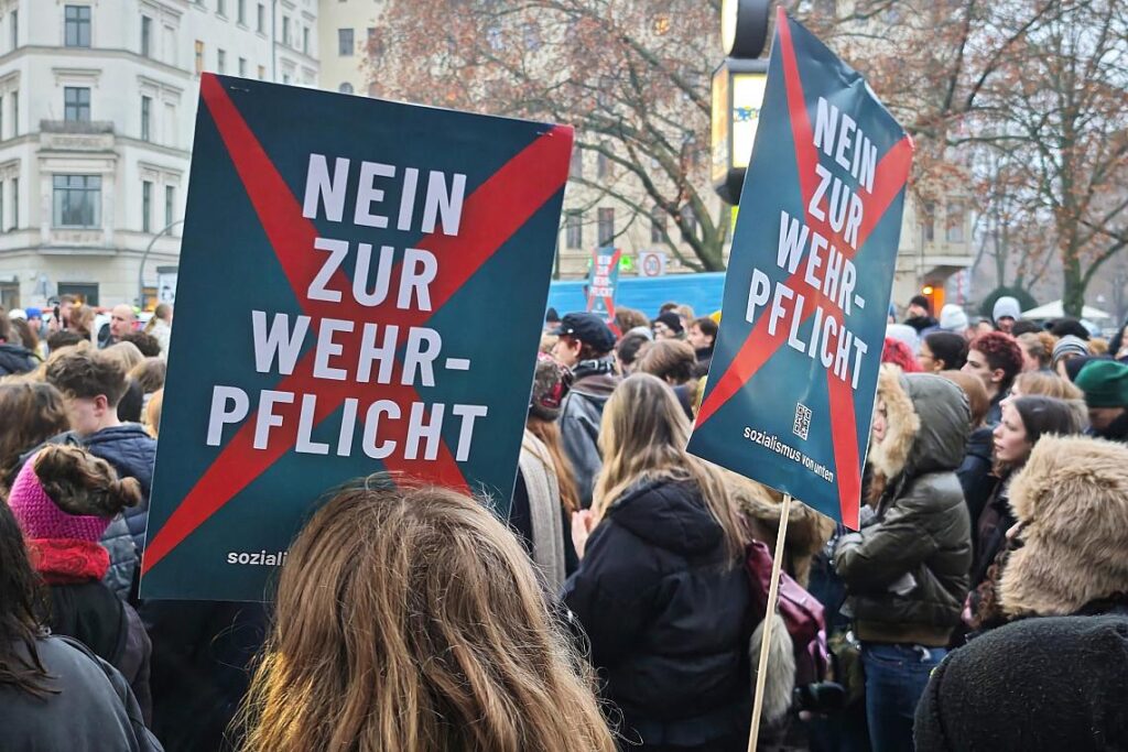 Anti-Wehrdienst-Demo am 05.12.2025