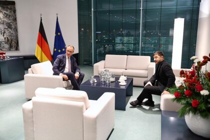 Friedrich Merz und Wolodymyr Selenskyj am 15.12.2025