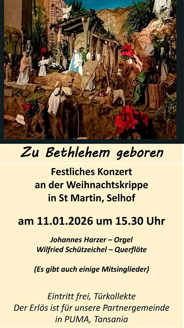 Konzert "Zu Bethlehem geboren" 2 Einladung Konzert