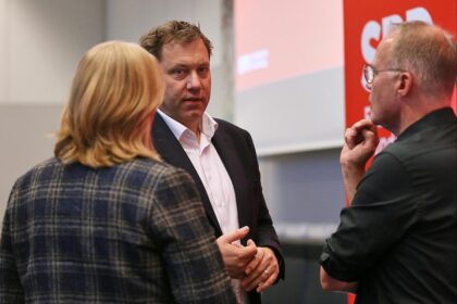 Bärbel Bas, Lars Klingbeil, Matthias Miersch am 08.01.2026