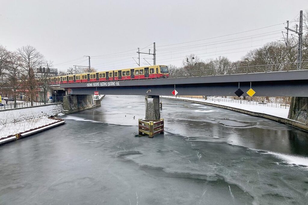 Schnee in Berlin am 09.01.2026