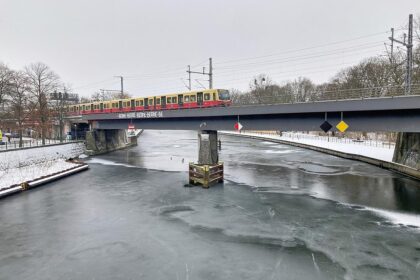 Schnee in Berlin am 09.01.2026