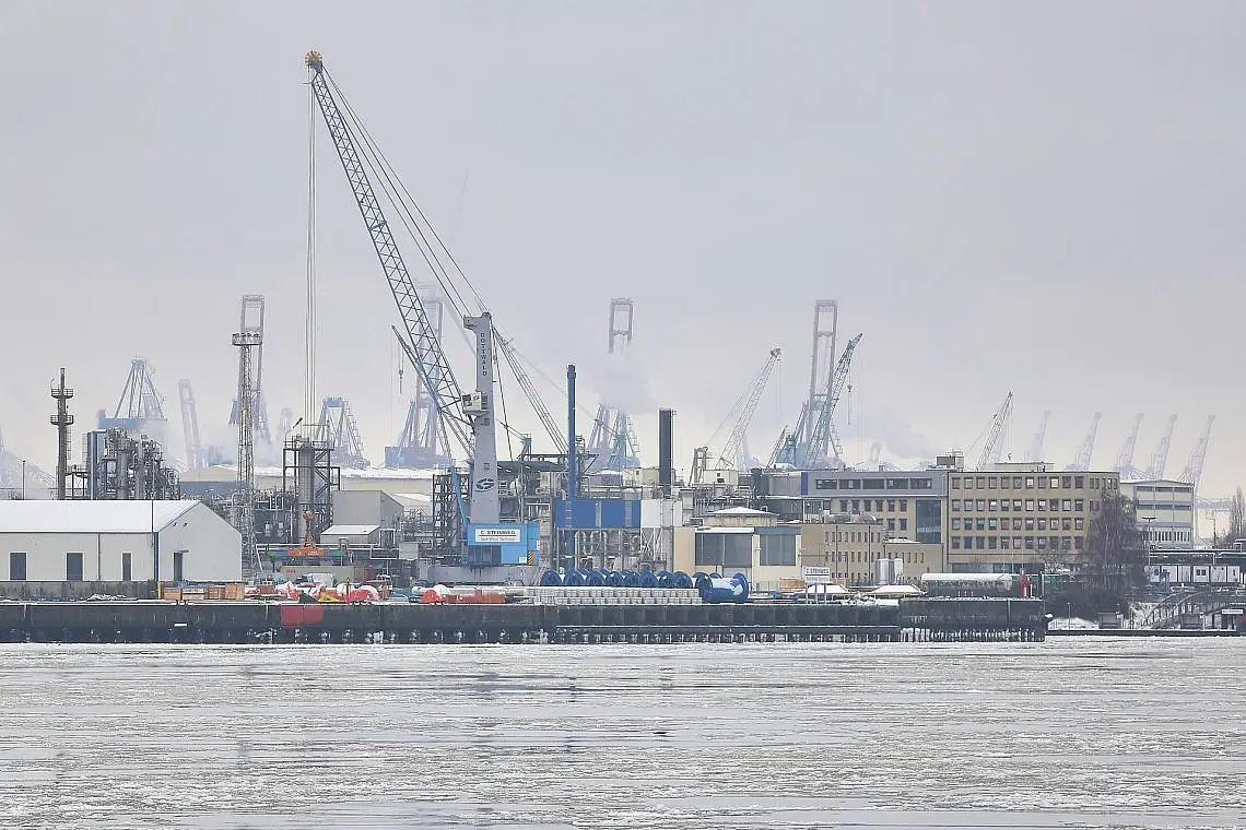Hamburger Hafen am 26.01.2026