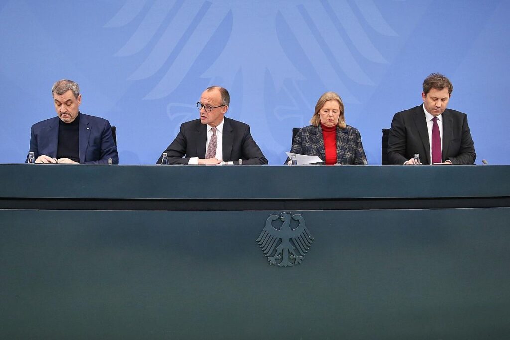 Pressekonferenz nach Koalitionsausschuss am 28.01.2026