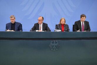 Pressekonferenz nach Koalitionsausschuss am 28.01.2026