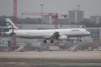 Flugzeug der Aegean Airlines (Archiv)