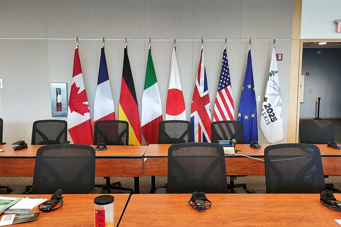 Flaggen der G7-Länder (Archiv)