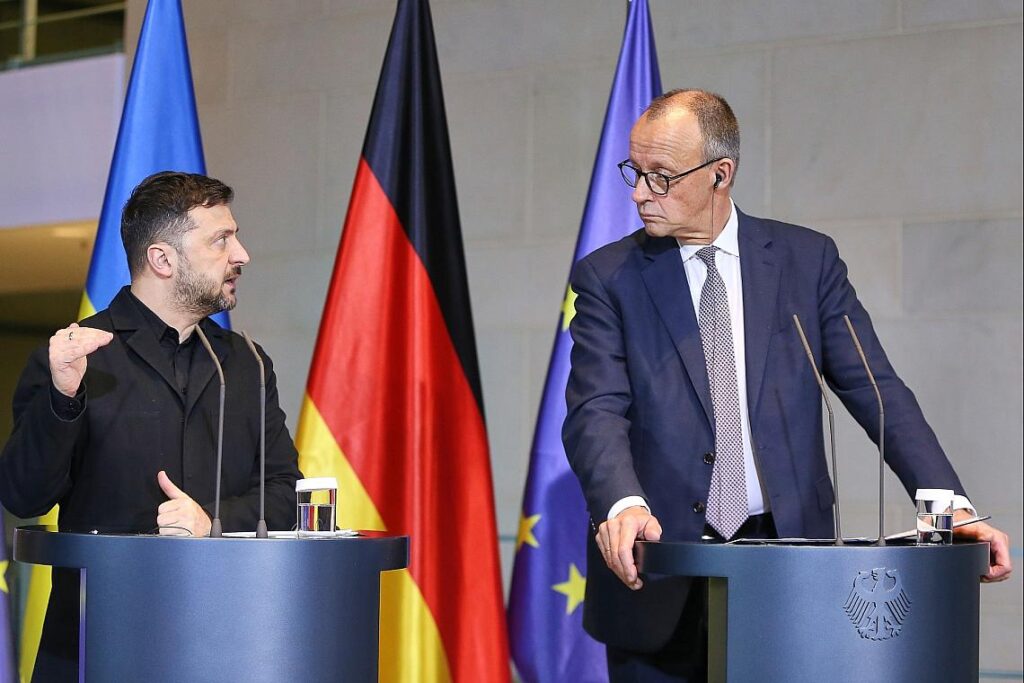 Wolodymyr Selenskyj und Friedrich Merz (Archiv)