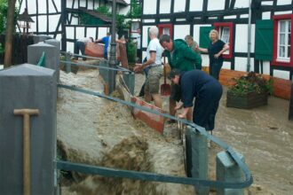 hochwasser rommersdorf