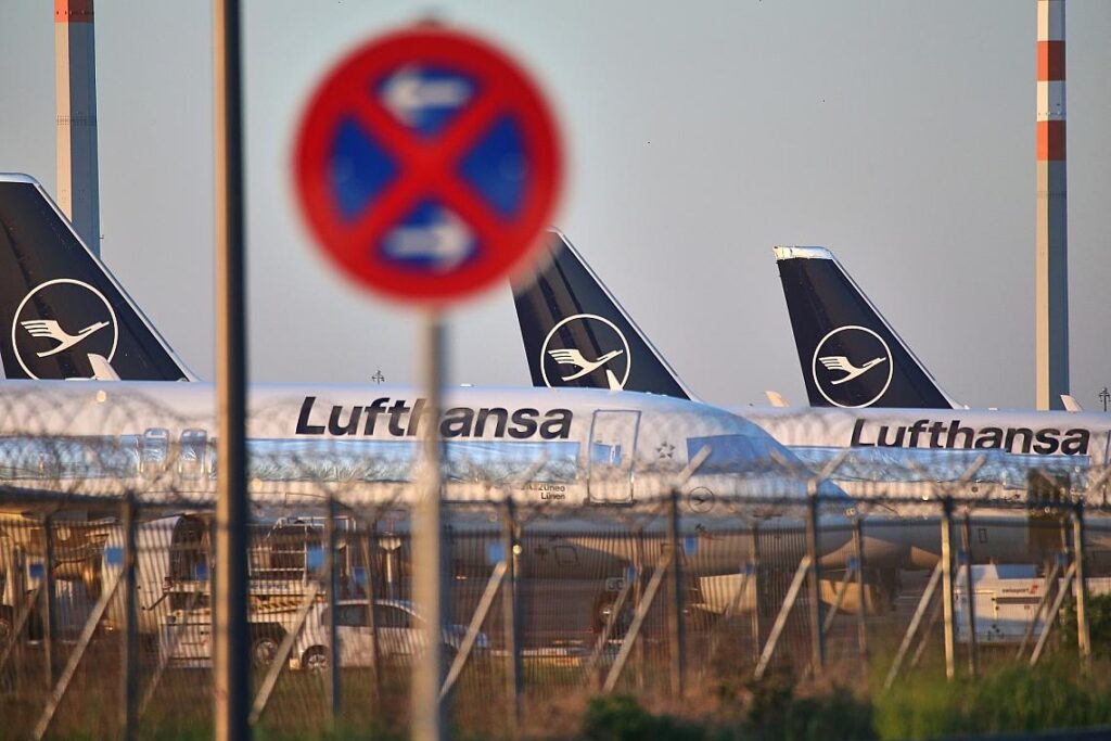 Lufthansa-Flugzeuge (Archiv)