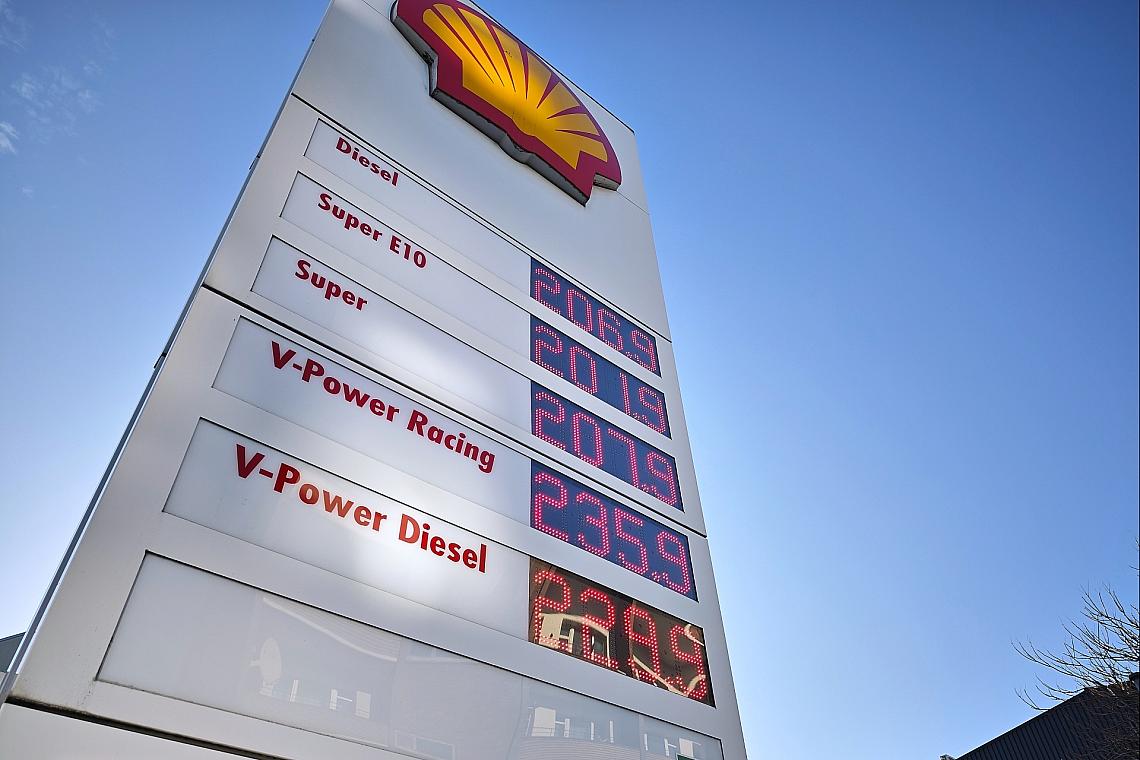 Shell-Tankstelle am 04.03.2026