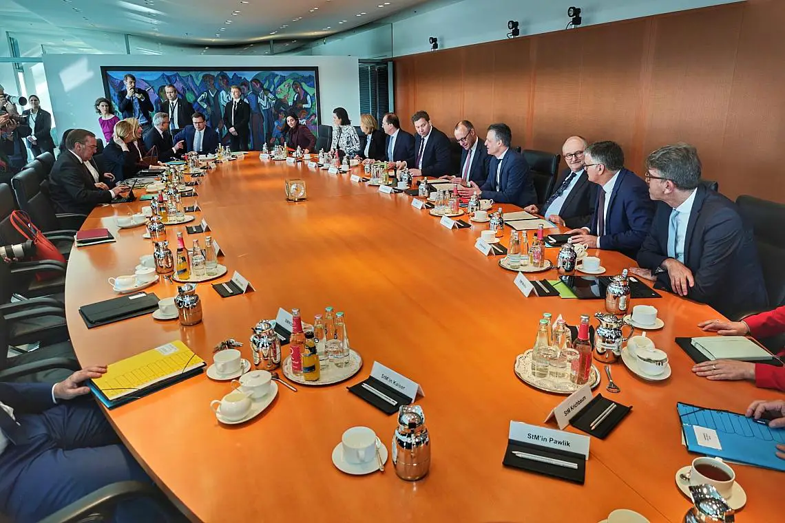 Merz bei Kabinettssitzung am 04.03.2026