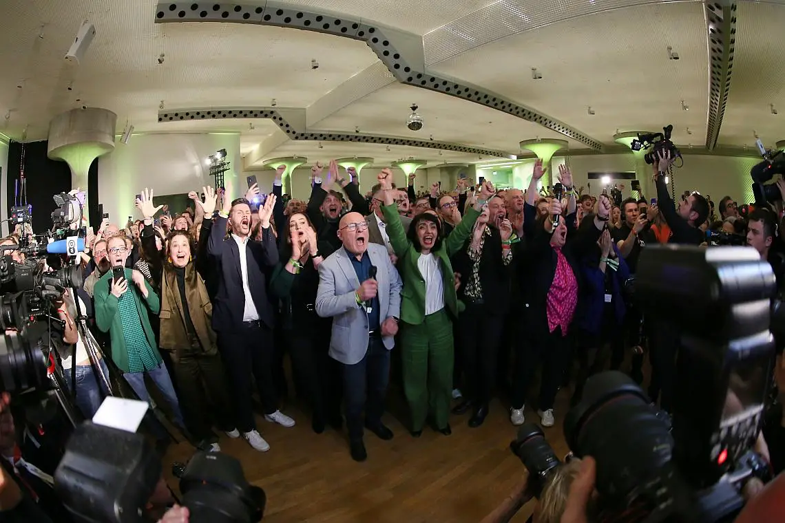 Grünen-Reaktion auf 18-Uhr-Prognose am 08.03.2026