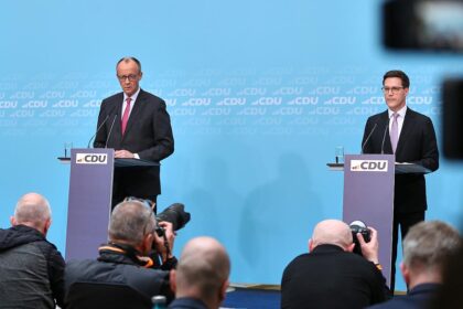 Friedrich Merz und Manuel Hagel am 09.03.2026